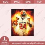 Cleveland Browns 24 SVG - Game Day