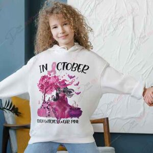 In October Even Witches Wear Pink SVG - Support Breast Cancer Awareness