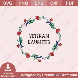 Veteran Daughter SVG