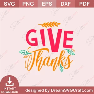 Give Thanks SVG