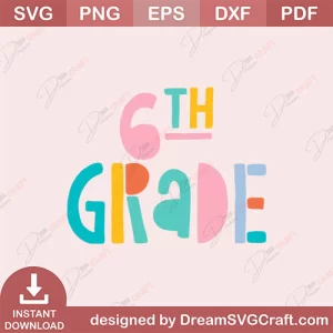 6th Grade SVG
