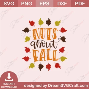 Nuts About Fall SVG
