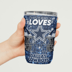 Cowboys Design 20oz and 30oz Skinny Tumbler Sublimation Design