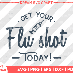 get your flu shot svg