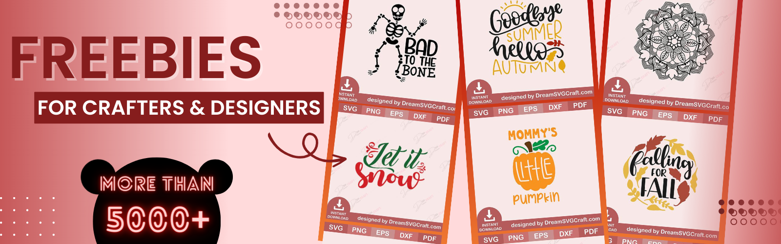 Download from 5000+ freebies available now at DreamSVGCraft! Get creative with our free designs and templates. ????✨