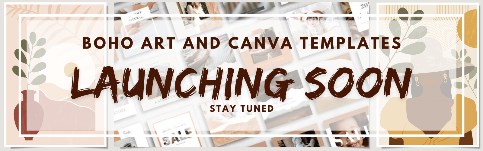 Get ready for our upcoming launch of Boho art and Canva templates! Coming soon to DreamSVGCraft ????✨
