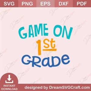 Game On 1st Grade SVG