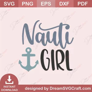 Nauti Girl SVG