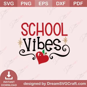 School vibes SVG