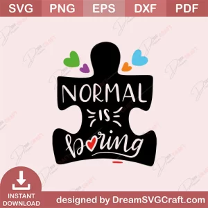 Normal Is Boring SVG