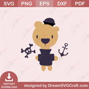 Sailor Little Bear SVG