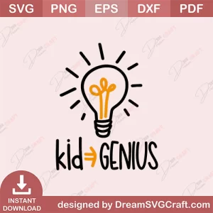 Kid Genius SVG