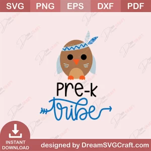Pre K Tribe SVG
