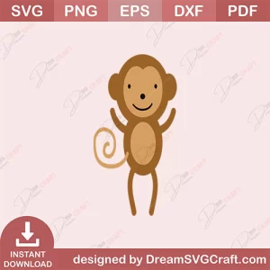 Little Monkey SVG