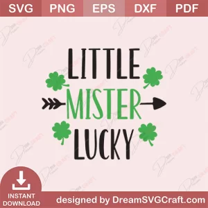 Little Mister Lucky SVG