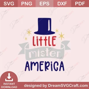 Little Mister America SVG