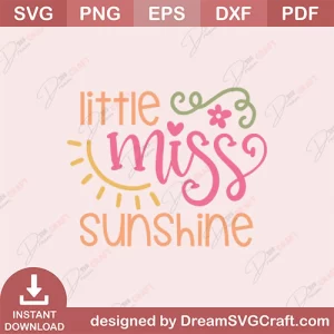 Little Miss Sunshine SVG