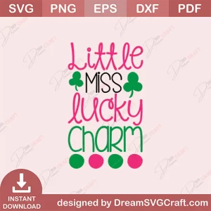 Little Miss Lucky Charm SVG