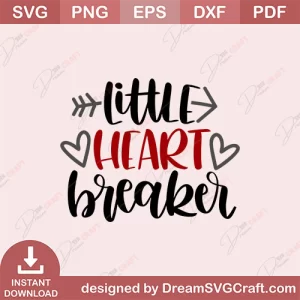 Little Heart Breaker SVG
