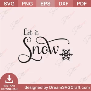 Let It Snow SVG