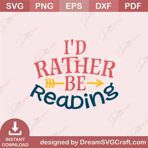 I D Rather Be Reading SVG