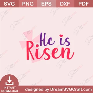He Is Risen SVG