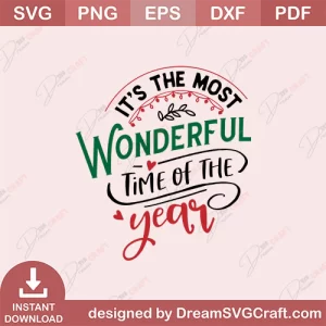 Its The Most Wonderfu Time Of The Year SVG