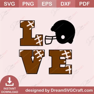 Love Football SVG