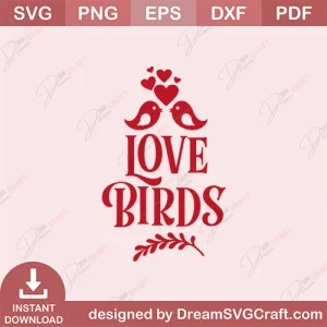 Love Birds SVG
