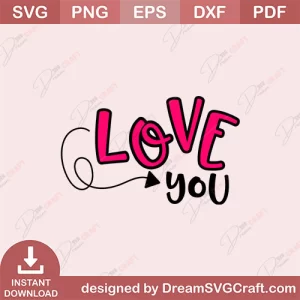 Love You SVG