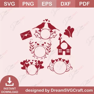 Love Monograms SVG