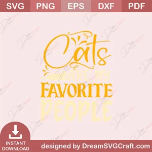 Cats Are My Favorite People SVG