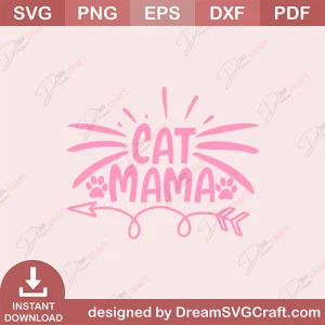 Cat Mama SVG
