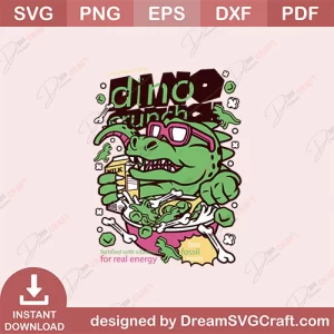 Dino Crunch SVG