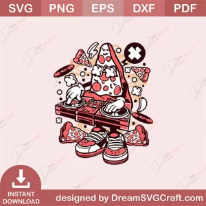 Dj Pizza SVG