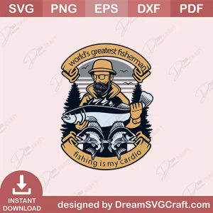Worlds Greatest Fisherman SVG
