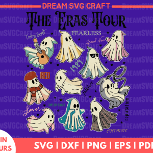 Eras Tour Halloween SVG English | Unique Spooky Graphics for Your Halloween Celebration