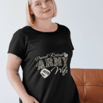 Proud Retired Army Wife SVG Files for Cricut - Military Spouse Crafts