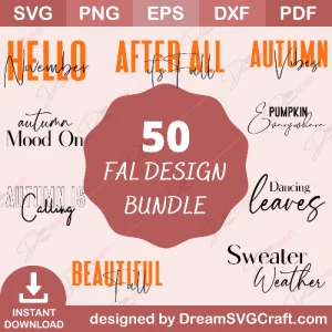 Fall SVG, Autumn, Thanksgiving, Pumpkin, Blessed SVG Bundle