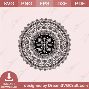 Mandala Design SVG | Mandala Svg Bundle, Zentangle Svg, Mandala For Cricut, Mandala Clipart, Mandala Vector, Mandala Cut File, Mandala, Mandala Flower, Svg, Png