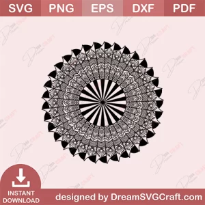 Mandala Design SVG | Mandala Svg Bundle, Zentangle Svg, Mandala For Cricut, Mandala Clipart, Mandala Vector, Mandala Cut File, Mandala, Mandala Flower, Svg, Png