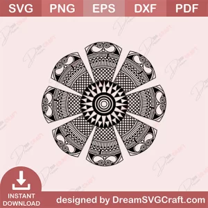 Mandala Design SVG | Mandala Svg Bundle, Zentangle Svg, Mandala For Cricut, Mandala Clipart, Mandala Vector, Mandala Cut File, Mandala, Mandala Flower, Svg, Png