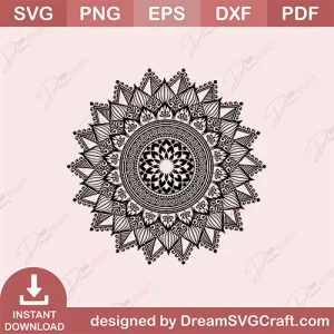 Mandala Design SVG | Mandala Svg Bundle, Zentangle Svg, Mandala For Cricut, Mandala Clipart, Mandala Vector, Mandala Cut File, Mandala, Mandala Flower, Svg, Png