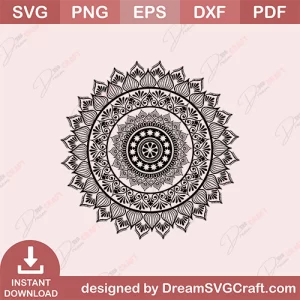 Mandala Design SVG | Mandala Designs Mega Bundle SVG | Sacred Geometry | Indian Mandalas | Decorative | Creative Projects | Instant Download | Commercial License