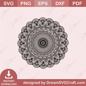 Mandala Design SVG | Mandala Svg Bundle, Zentangle Svg, Mandala For Cricut, Mandala Clipart, Mandala Vector, Mandala Cut File, Mandala, Mandala Flower, Svg, Png