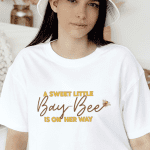 Adorable Baby Shower SVG: A Sweet Little Bay Bee - Perfect for Cricut Projects