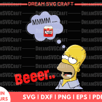 Premium Beer Duff SVG Files for Cricut - Craft Stunning Designs with English Flair