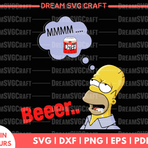 Premium Beer Duff SVG Files for Cricut - Craft Stunning Designs with English Flair