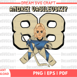 Andrei Vasilevskiy Hockey PNG for Sublimation - High-Quality Sports Graphics