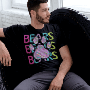 Bears Football Team SVG Design - Football SVG Sports Graphics